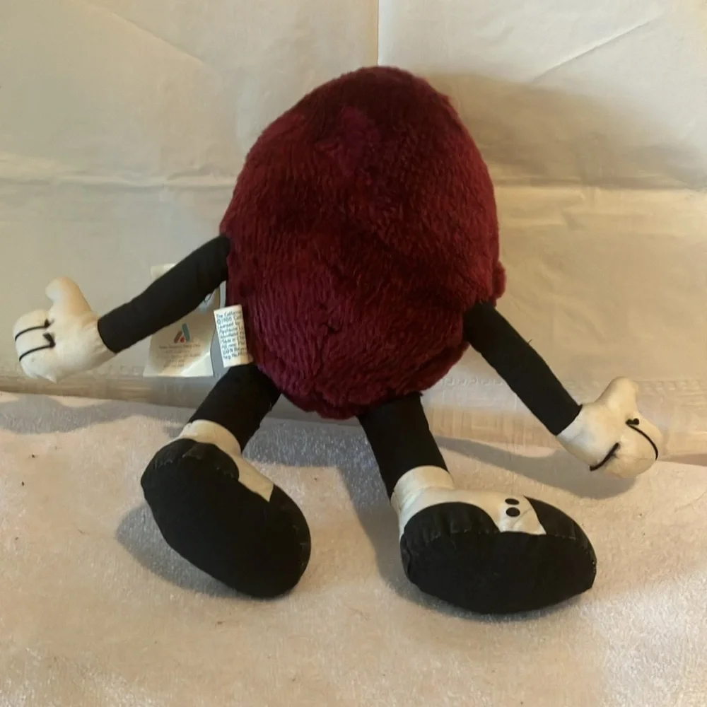 Vintage 1988 California Raisin Dried Fruit Acme 10” Plush Stuffed Sunburst Grape